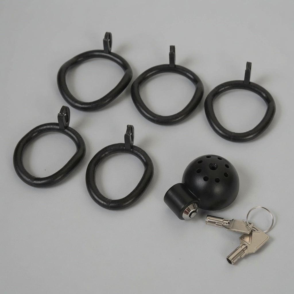 HoldMe Cage – Keuschheitskäfig mit 5 Ringen
