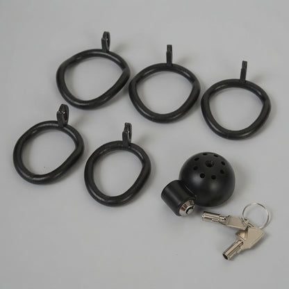 HoldMe Cage – Keuschheitskäfig mit 5 Ringen